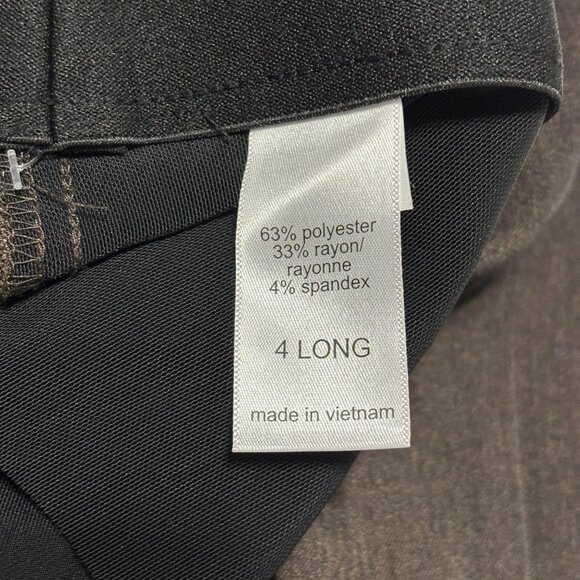 Maurices Women’s Brown Bootcut Dress Pants Size 4 Long Stretch Career Work - Picture 6 of 7